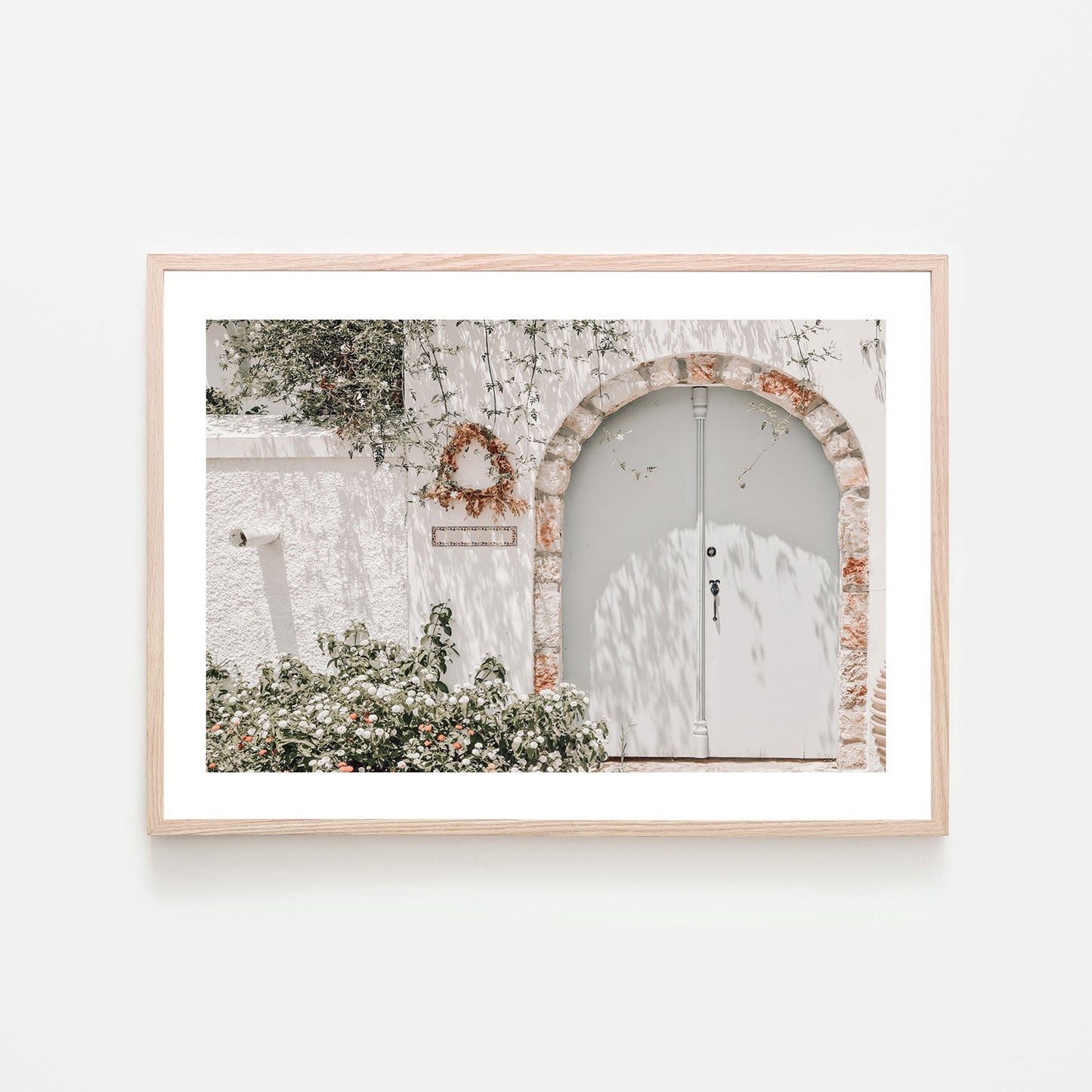 Entrance to greek house-Gioia-Prints-Framed-Canvas-Poster-GIOIA-WALL-ART