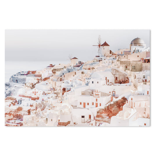 wall-art-print-canvas-poster-framed-Evening At Santorini-by-Gioia Wall Art-Gioia Wall Art