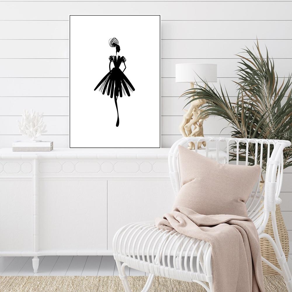 wall-art-print-canvas-poster-framed-Fashion Sketch, Style D-by-Gioia Wall Art-Gioia Wall Art