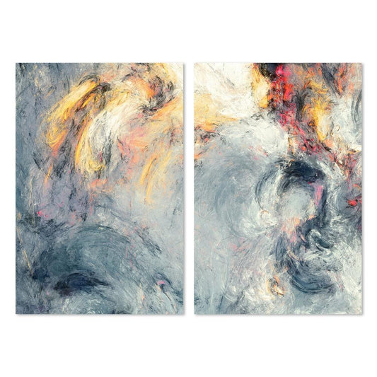 wall-art-print-canvas-poster-framed-Firework, Abstract Art, Set Of 2-by-Gioia Wall Art-Gioia Wall Art