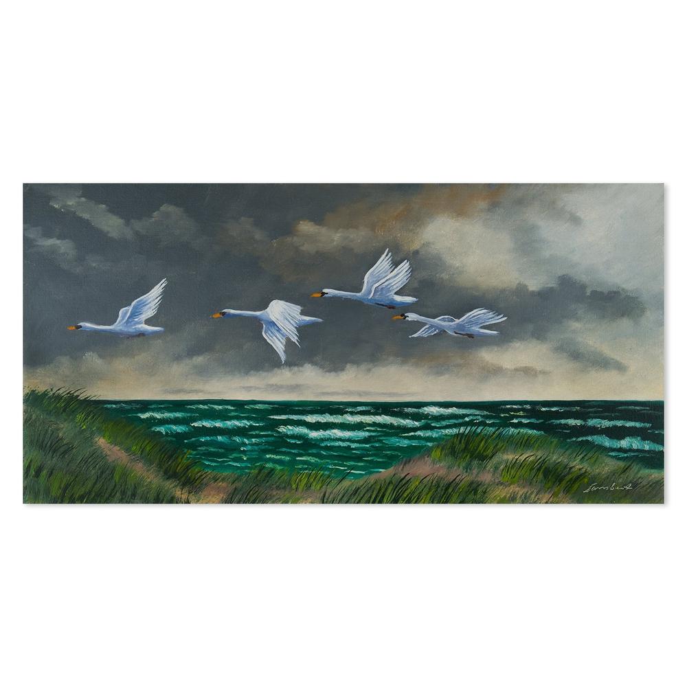 wall-art-print-canvas-poster-framed-Flock Of Geese-by-Gioia Wall Art-Gioia Wall Art