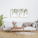 wall-art-print-canvas-poster-framed-Floral Twigs In Breeze, Set Of 2-by-Gioia Wall Art-Gioia Wall Art