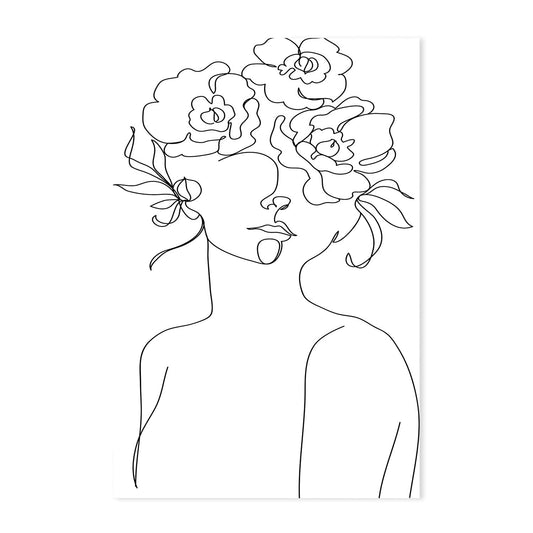 wall-art-print-canvas-poster-framed-Flower Crown-GIOIA-WALL-ART