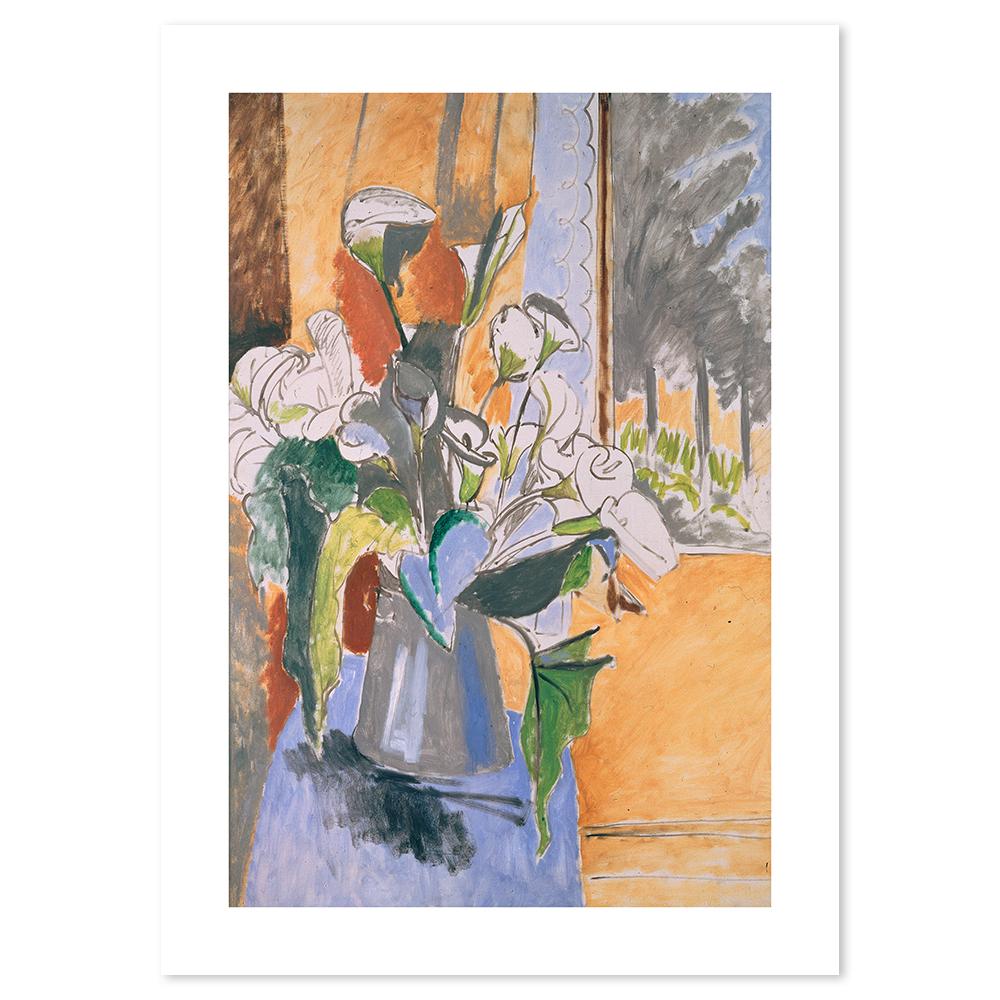 wall-art-print-canvas-poster-framed-Flowers On The Windowsill, By Henri Matisse-by-Gioia Wall Art-Gioia Wall Art