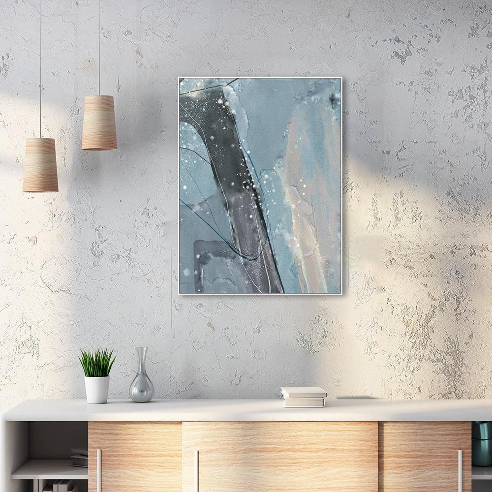 wall-art-print-canvas-poster-framed-Frozen Mist, Abstract Art, Style F-by-Gioia Wall Art-Gioia Wall Art