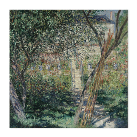 wall-art-print-canvas-poster-framed-Garden At Vetheuil , By Monet-by-Gioia Wall Art-Gioia Wall Art