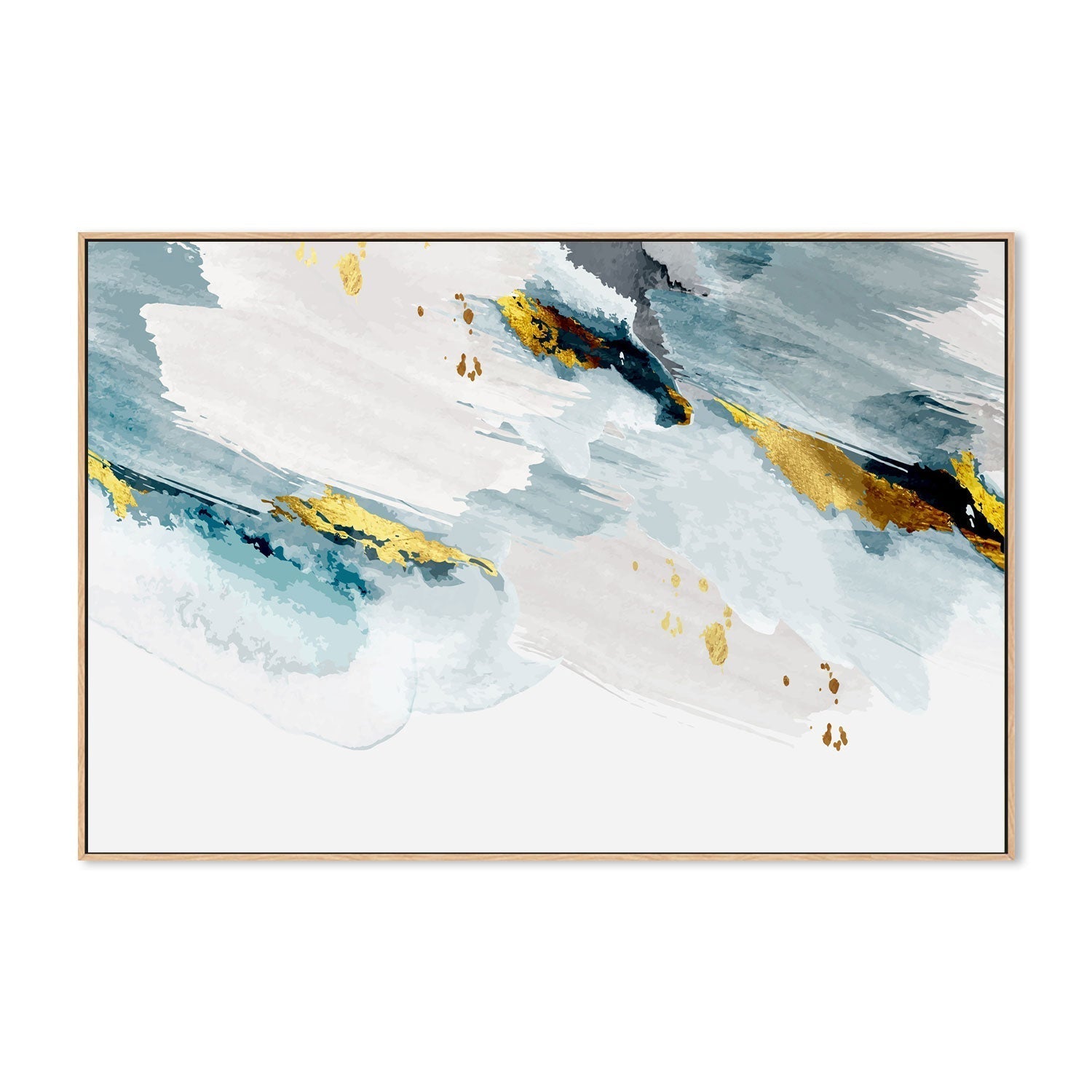 wall-art-print-canvas-poster-framed-Golden Avalanche, Style B-GIOIA-WALL-ART