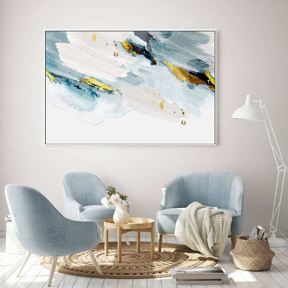 wall-art-print-canvas-poster-framed-Golden Avalanche, Style B-GIOIA-WALL-ART