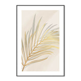 wall-art-print-canvas-poster-framed-Golden Palm Leaf, Style A-GIOIA-WALL-ART