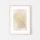 wall-art-print-canvas-poster-framed-Golden Palm Leaf, Style B-GIOIA-WALL-ART