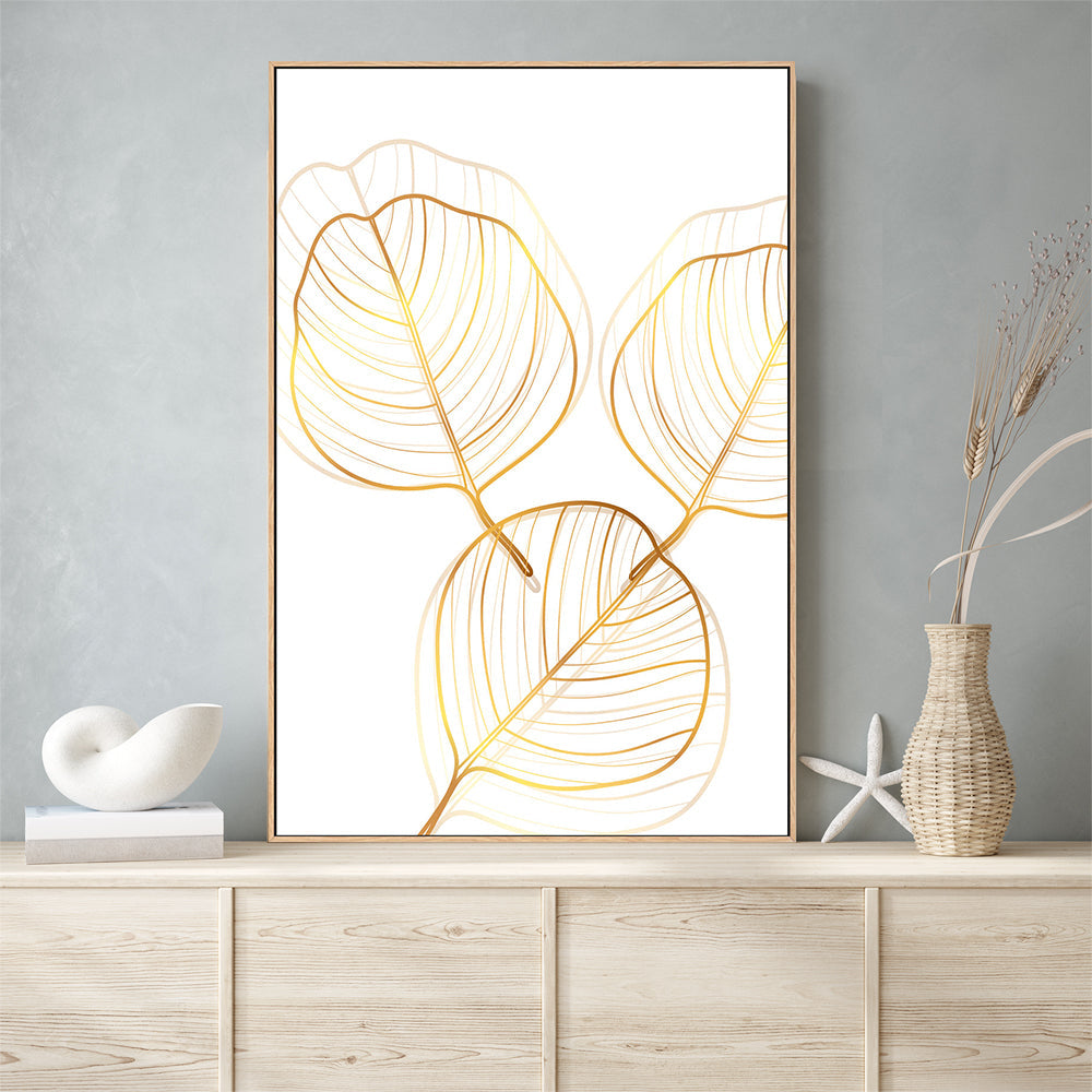 wall-art-print-canvas-poster-framed-Golden Silhouettes, Style A-GIOIA-WALL-ART