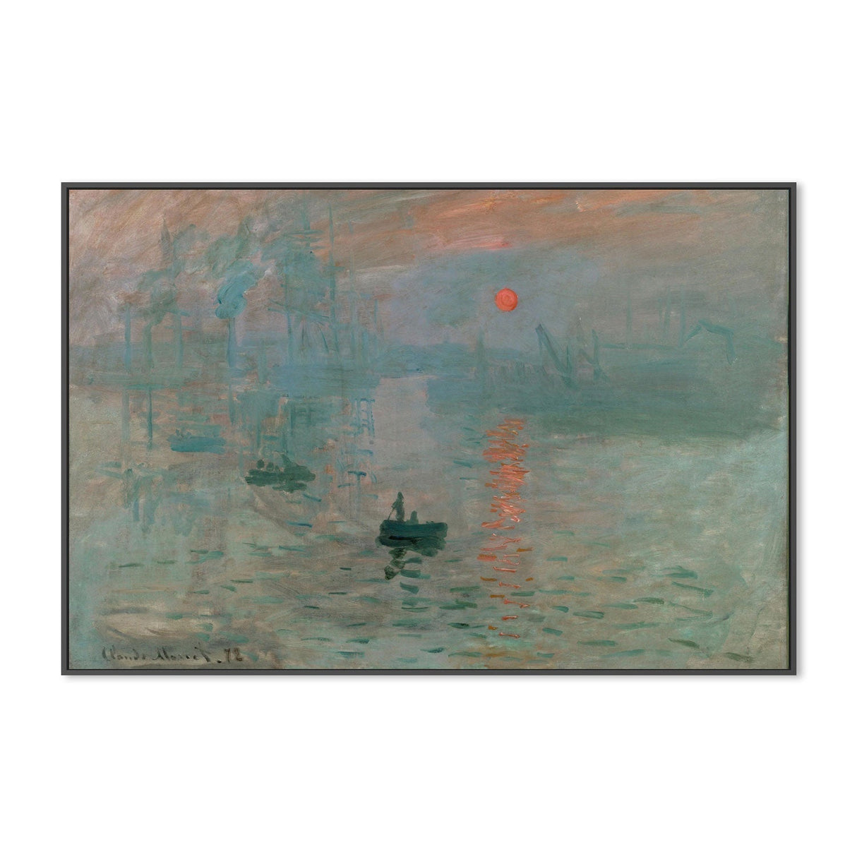 wall-art-print-canvas-poster-framed-Impression Sunrise 18730 , By Monet-by-Gioia Wall Art-Gioia Wall Art