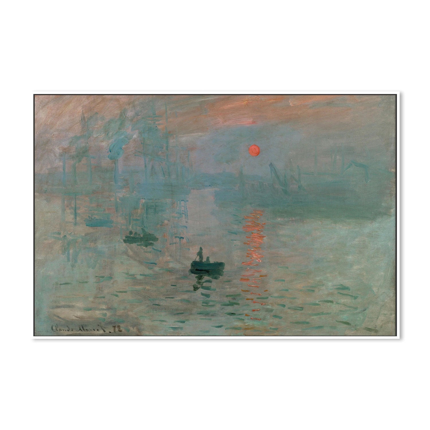 wall-art-print-canvas-poster-framed-Impression Sunrise 18730 , By Monet-by-Gioia Wall Art-Gioia Wall Art