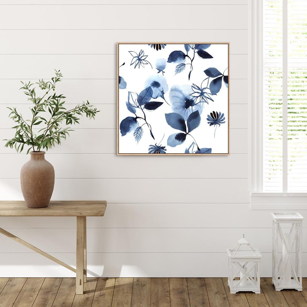 wall-art-print-canvas-poster-framed-Indigo Plants-by-Gioia Wall Art-Gioia Wall Art