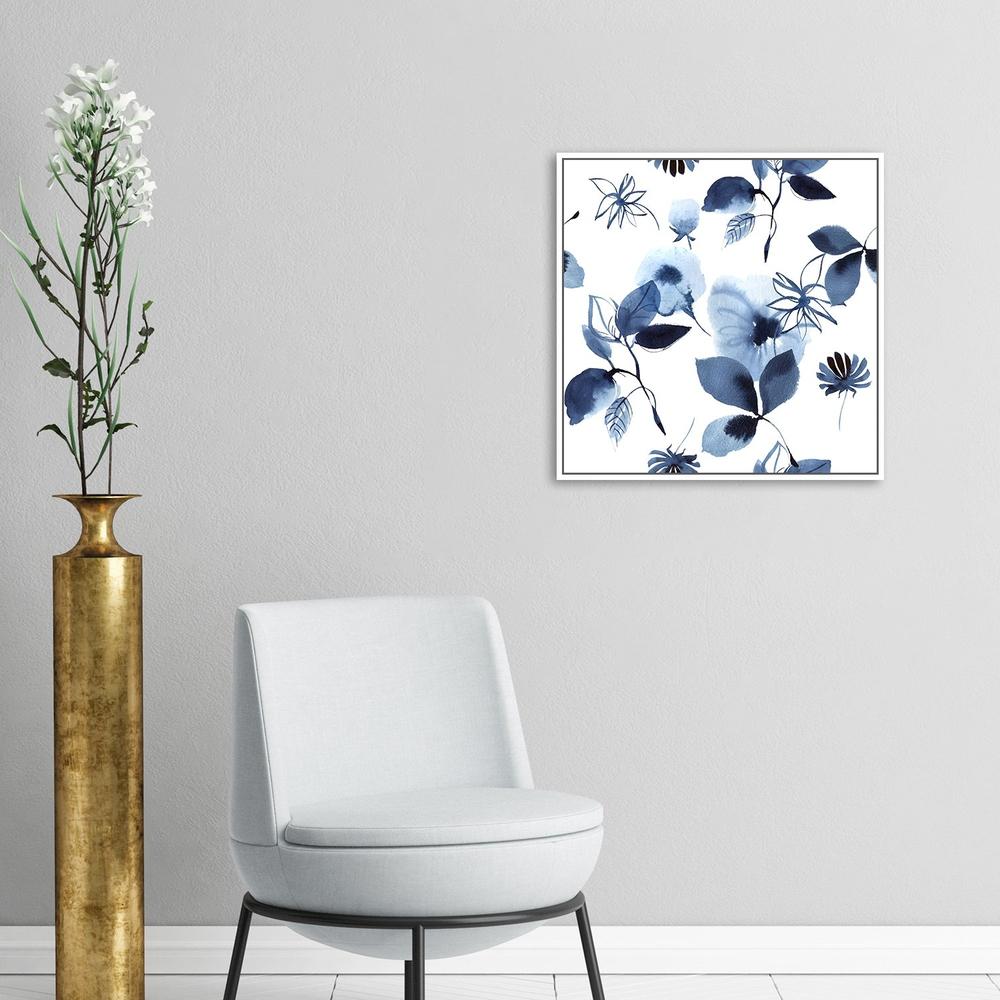 wall-art-print-canvas-poster-framed-Indigo Plants-by-Gioia Wall Art-Gioia Wall Art