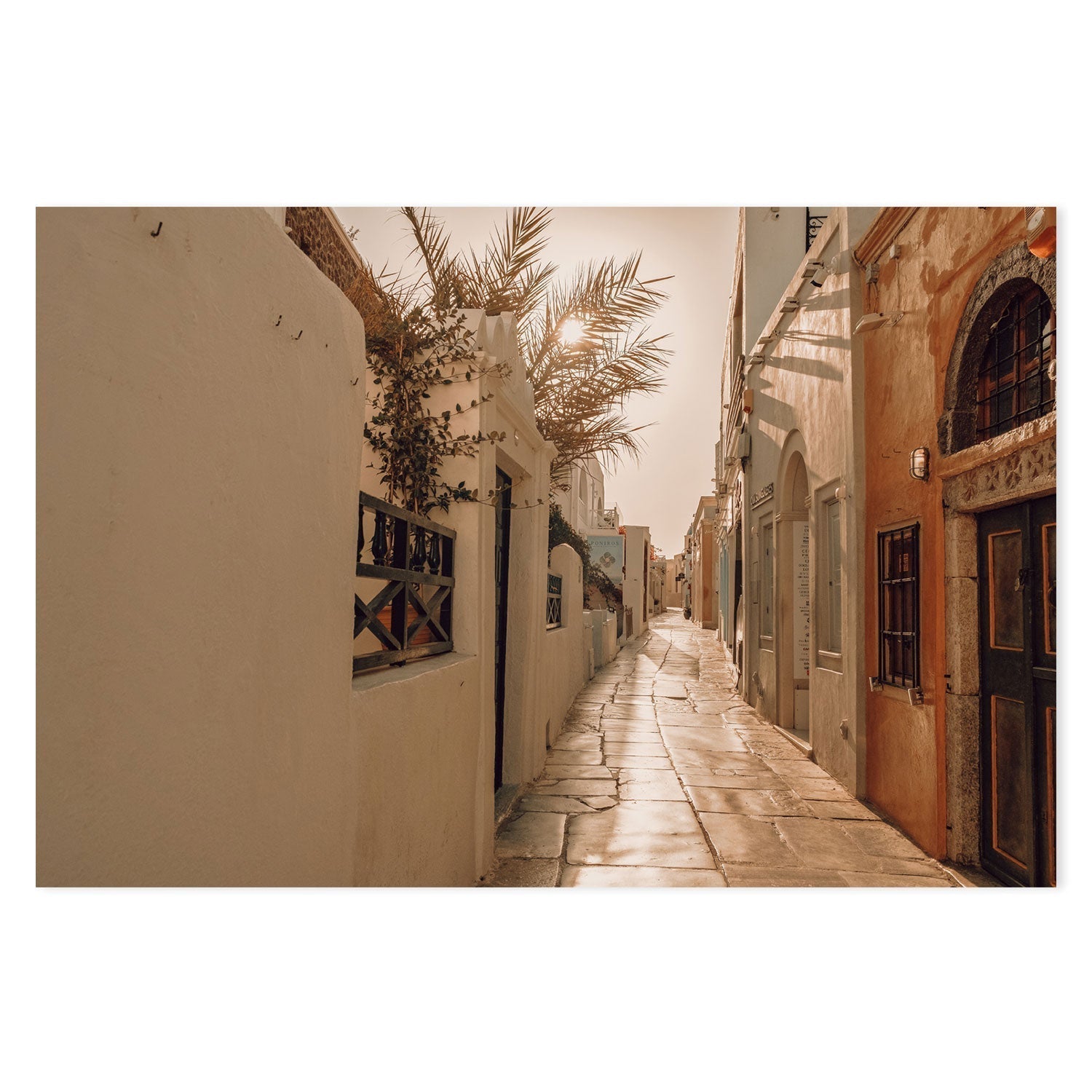 Late afternoon in Santorini-Gioia-Prints-Framed-Canvas-Poster-GIOIA-WALL-ART