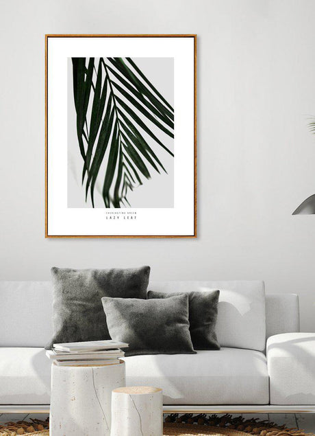 wall-art-print-canvas-poster-framed-Lazy Leaf, Everlasting Green Series-by-Gioia Wall Art-Gioia Wall Art