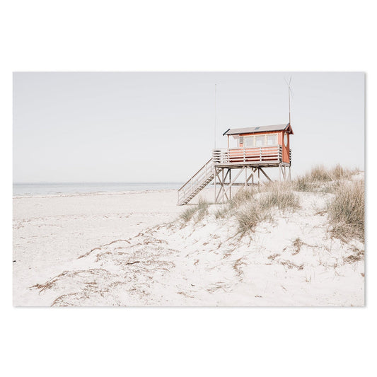 Buy Lifeguard Tower On Sandy Beach Wall Art Online, Framed Canvas Or Poster