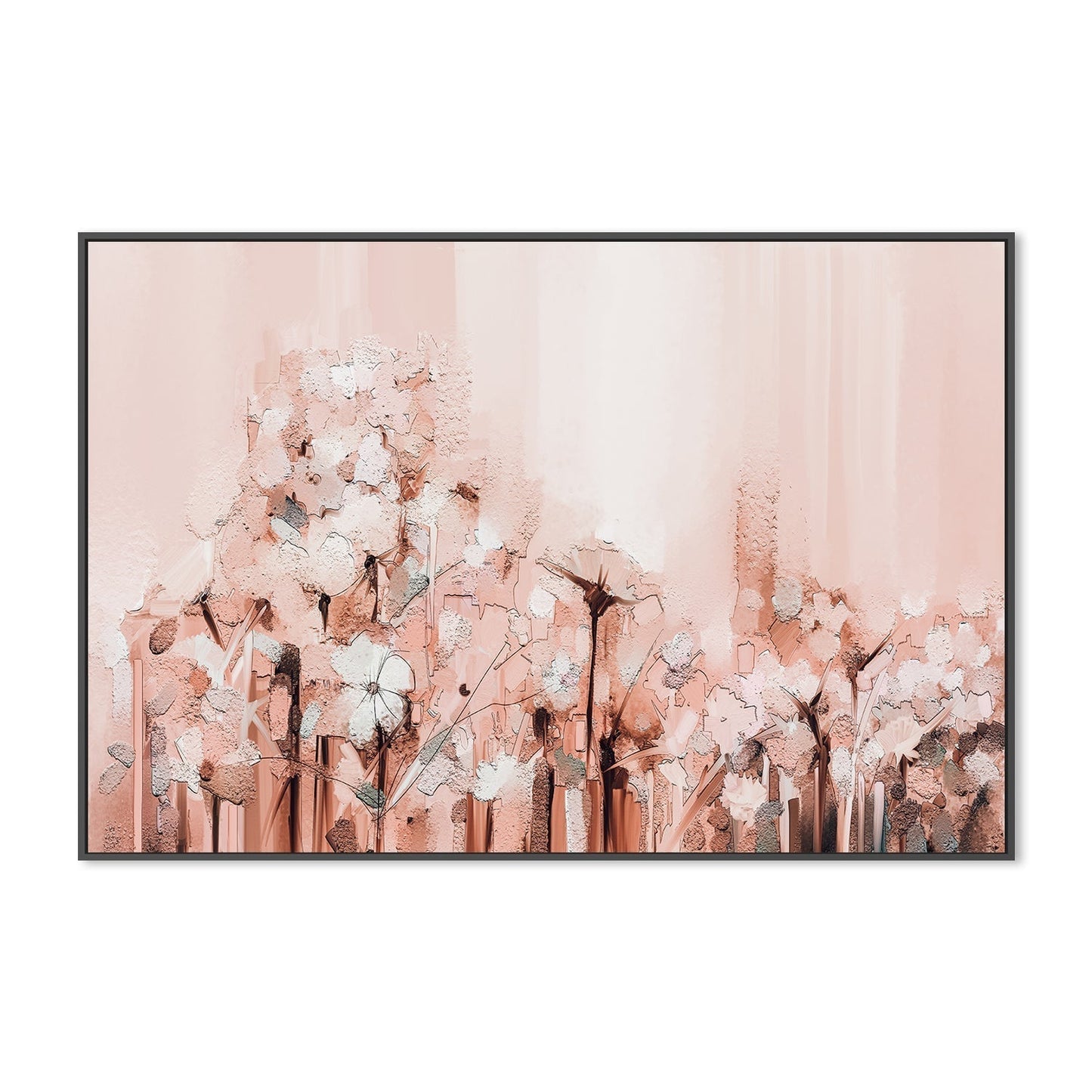 wall-art-print-canvas-poster-framed-Light Pink Florals-by-Gioia Wall Art-Gioia Wall Art