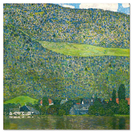 wall-art-print-canvas-poster-framed-Litzlberg On Attersee, By Gustav Klimt-by-Gioia Wall Art-Gioia Wall Art