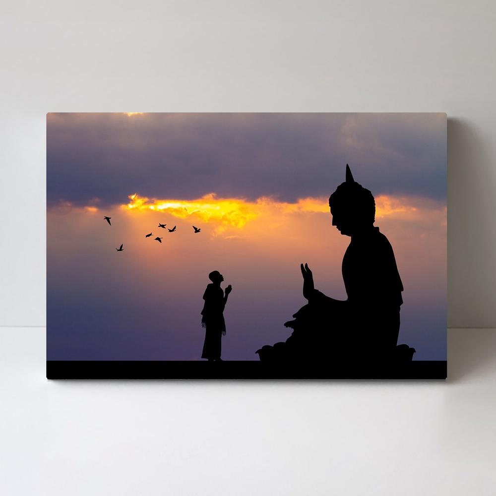 wall-art-print-canvas-poster-framed-Look To Buddha-by-Gioia Wall Art-Gioia Wall Art