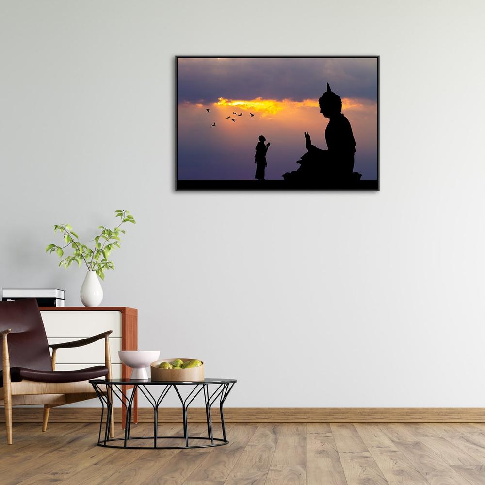 wall-art-print-canvas-poster-framed-Look To Buddha-by-Gioia Wall Art-Gioia Wall Art