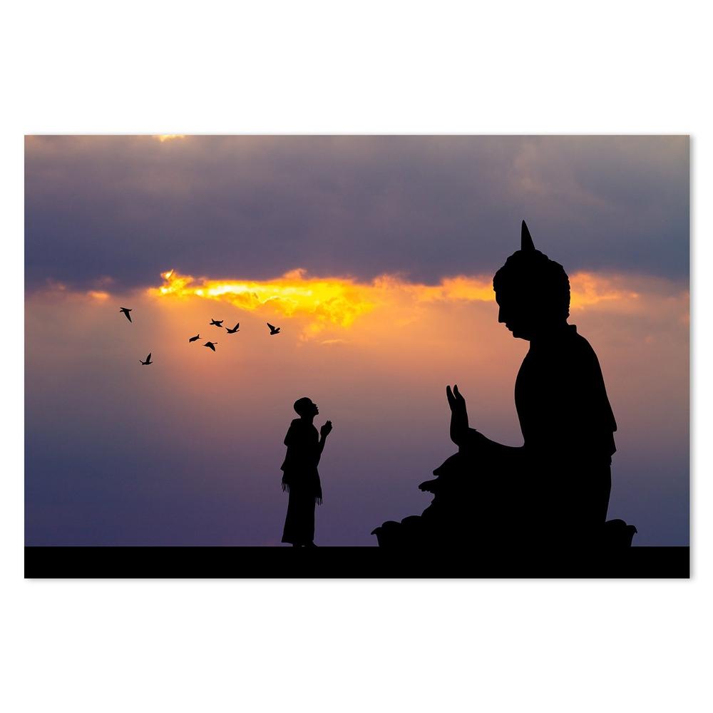 wall-art-print-canvas-poster-framed-Look To Buddha-by-Gioia Wall Art-Gioia Wall Art