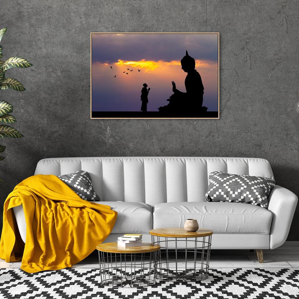 wall-art-print-canvas-poster-framed-Look To Buddha-by-Gioia Wall Art-Gioia Wall Art