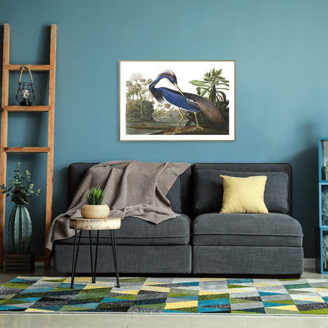 wall-art-print-canvas-poster-framed-Louisiana Heron, By John James Audubon-by-Gioia Wall Art-Gioia Wall Art