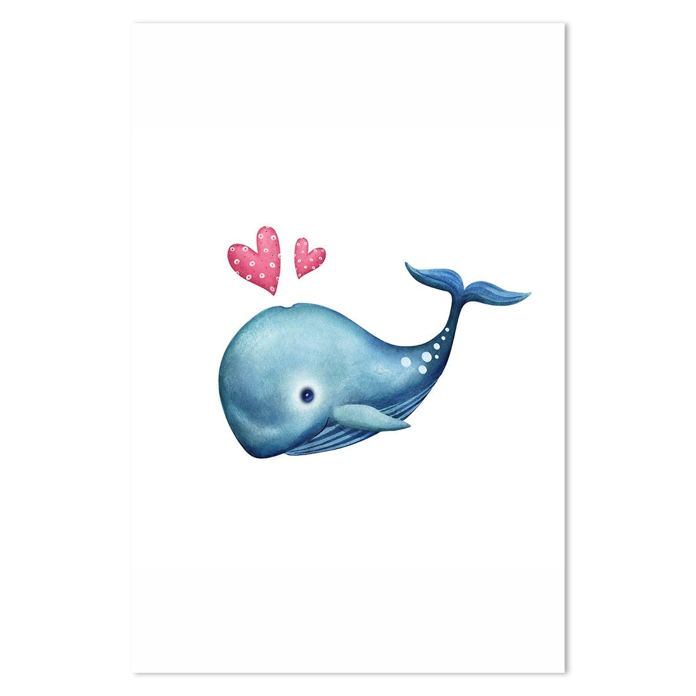 wall-art-print-canvas-poster-framed-Loving Whale-by-Gioia Wall Art-Gioia Wall Art