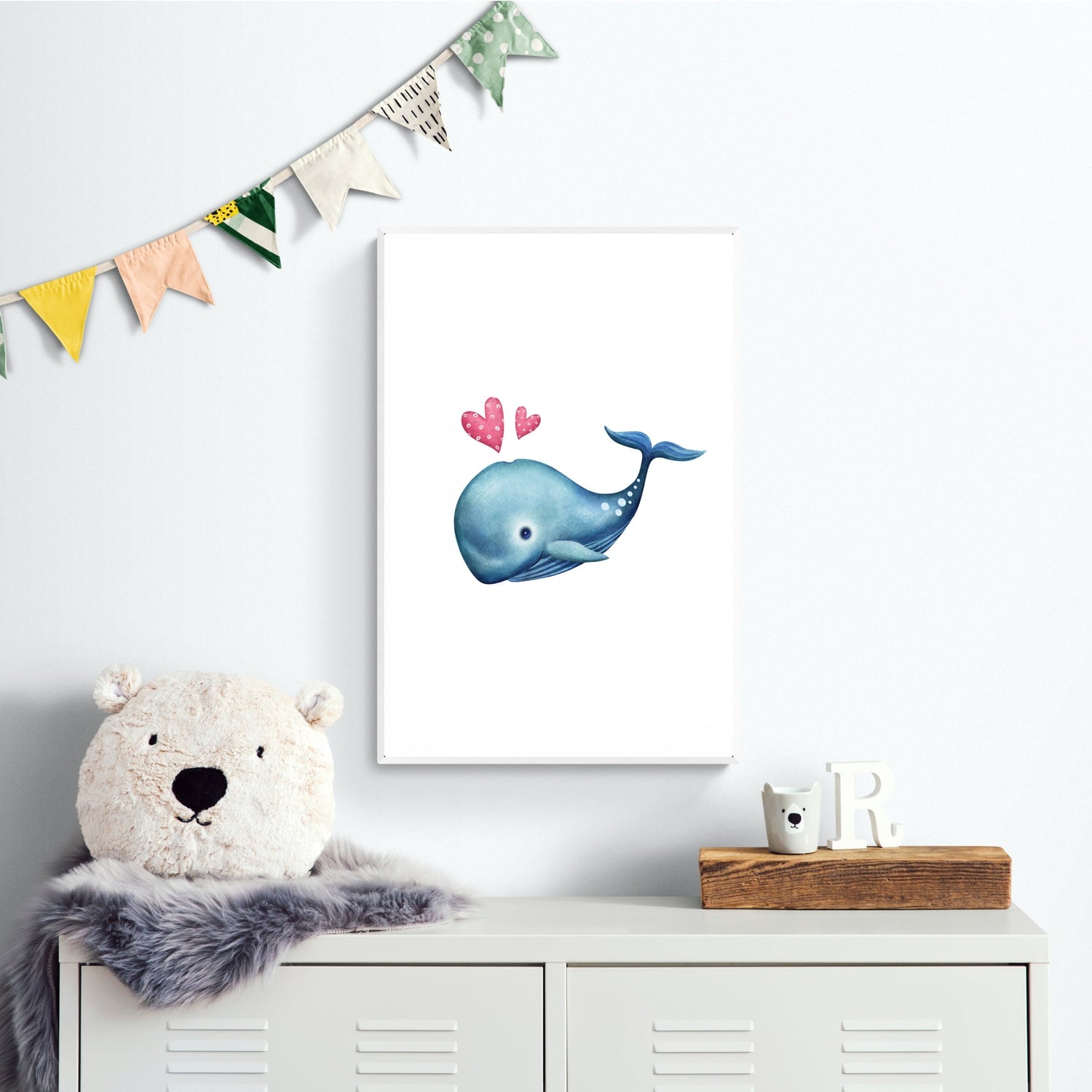 wall-art-print-canvas-poster-framed-Loving Whale-by-Gioia Wall Art-Gioia Wall Art