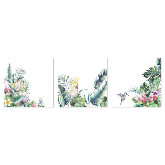 wall-art-print-canvas-poster-framed-Lush Forest Birds, Set Of 3-by-Gioia Wall Art-Gioia Wall Art