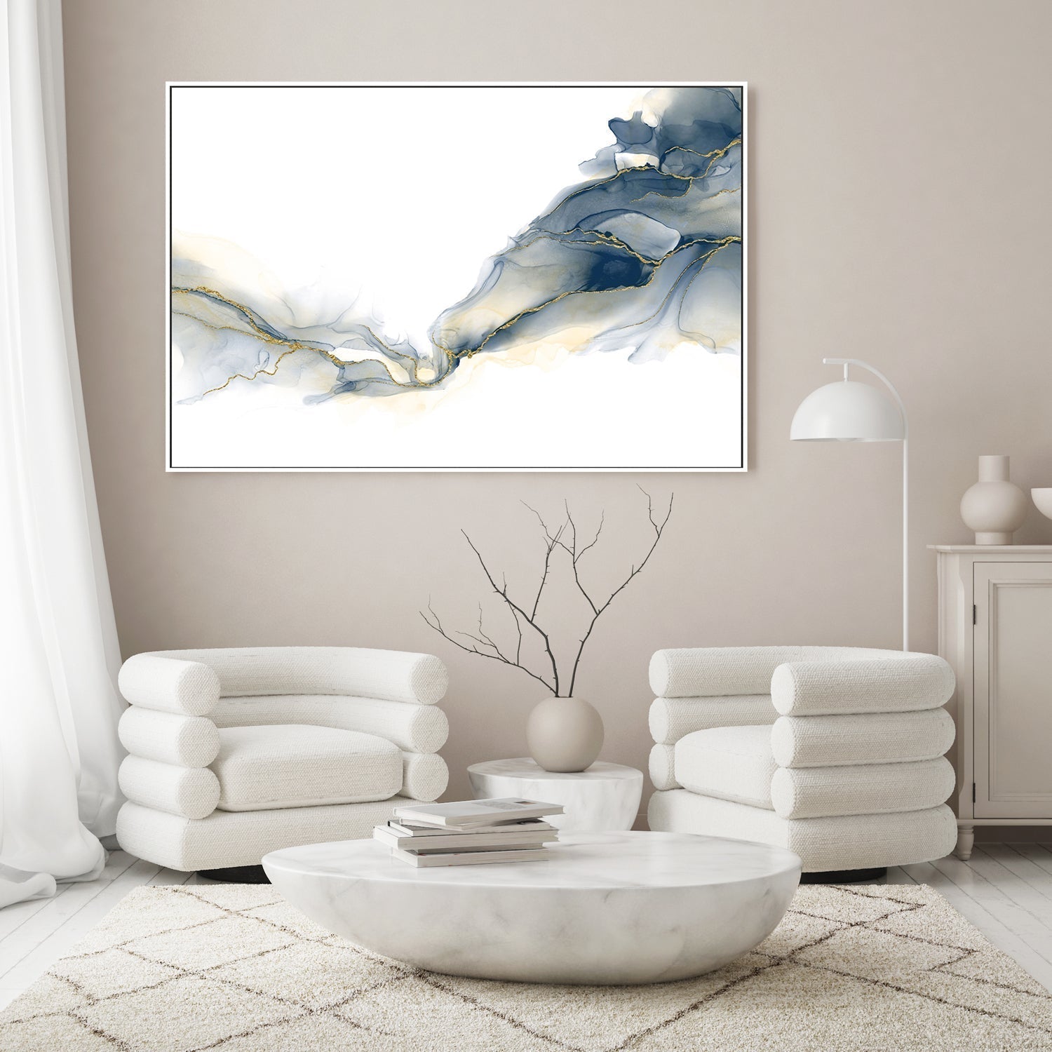 wall-art-print-canvas-poster-framed-Marble I, Style B-by-Gioia Wall Art-Gioia Wall Art