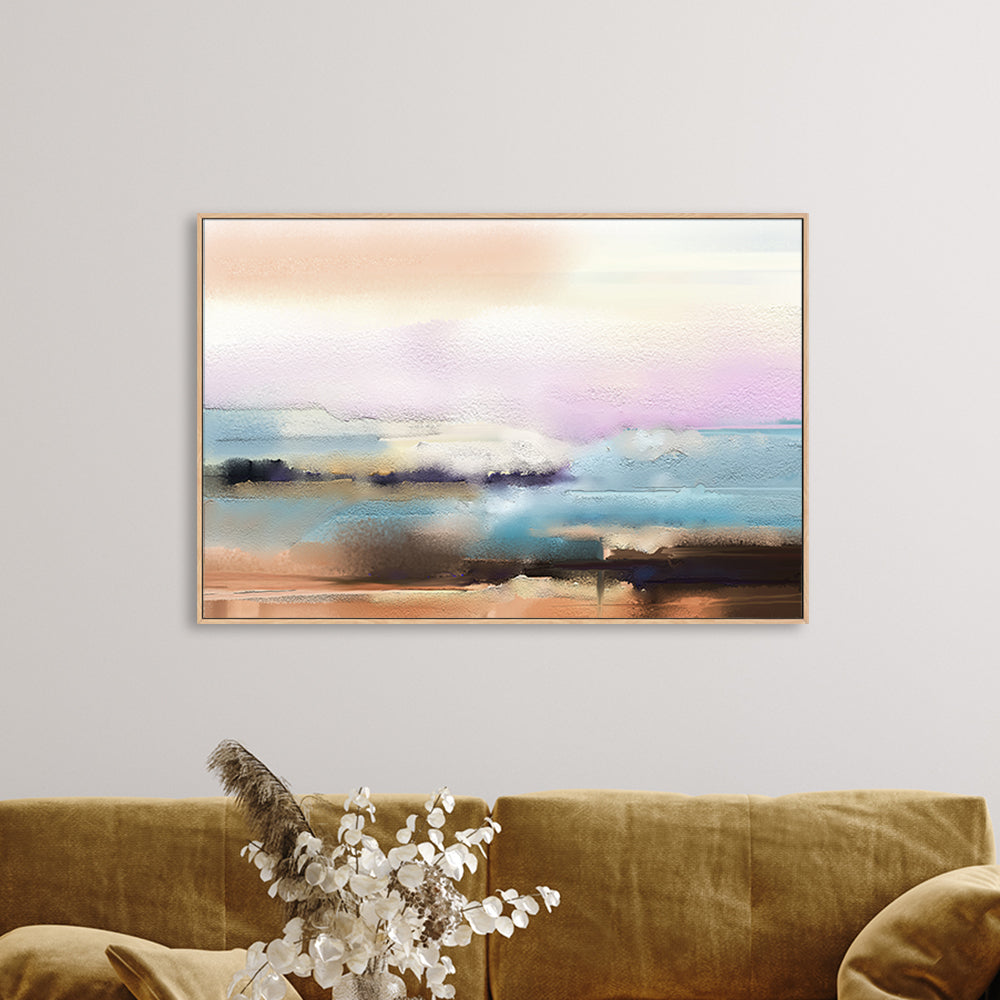 wall-art-print-canvas-poster-framed-Melted Landscape-by-Gioia Wall Art-Gioia Wall Art