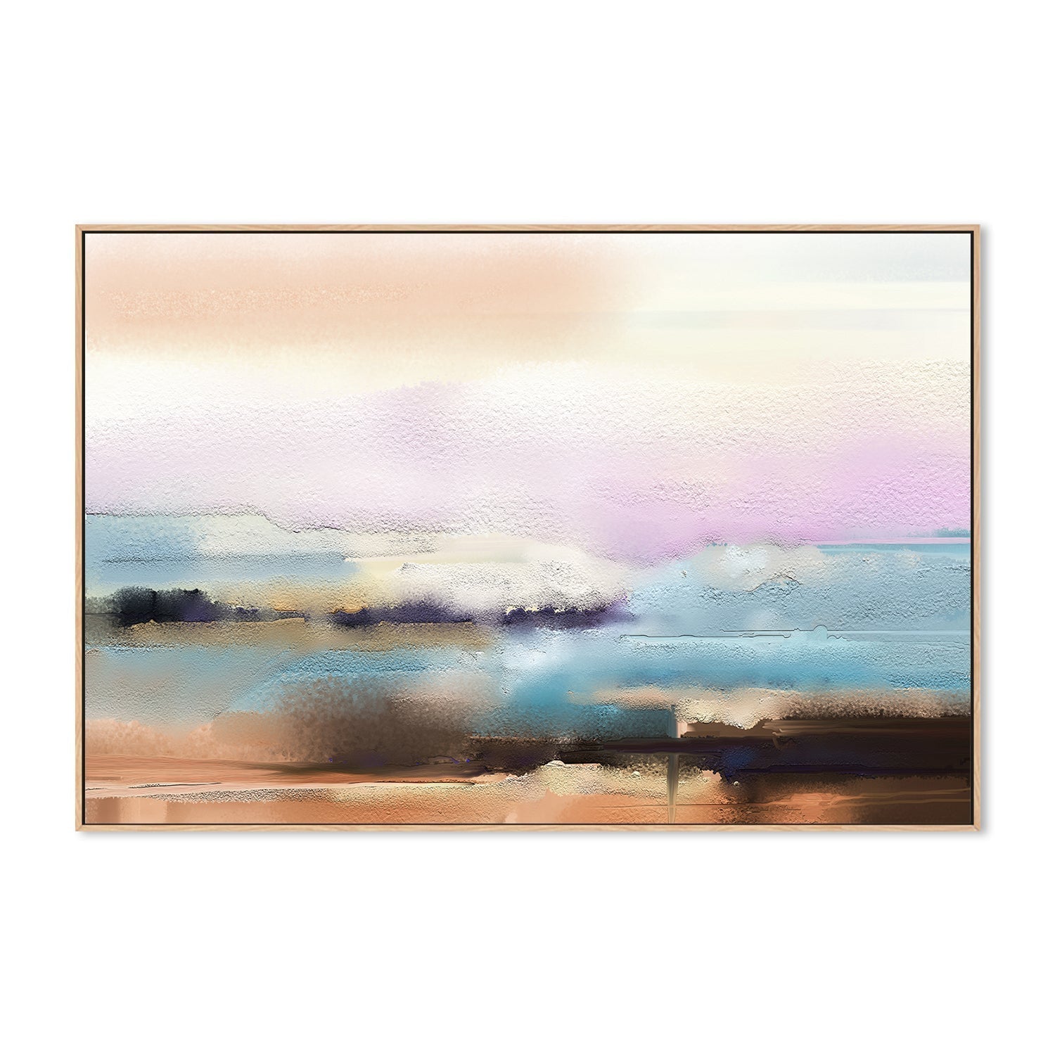 wall-art-print-canvas-poster-framed-Melted Landscape-by-Gioia Wall Art-Gioia Wall Art