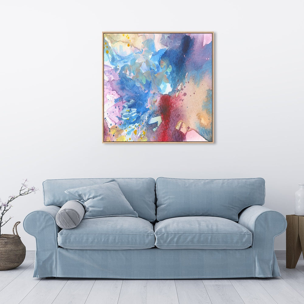 wall-art-print-canvas-poster-framed-Melting Colours, Style B-by-Gioia Wall Art-Gioia Wall Art