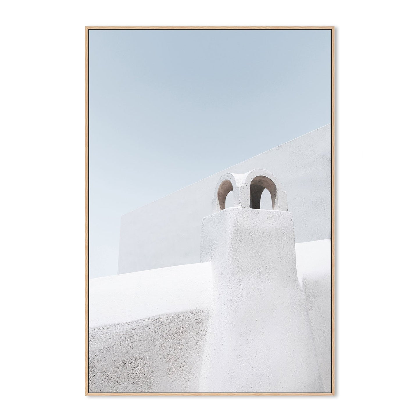 Minimal wall in Emborio, Santorini-Gioia-Prints-Framed-Canvas-Poster-GIOIA-WALL-ART