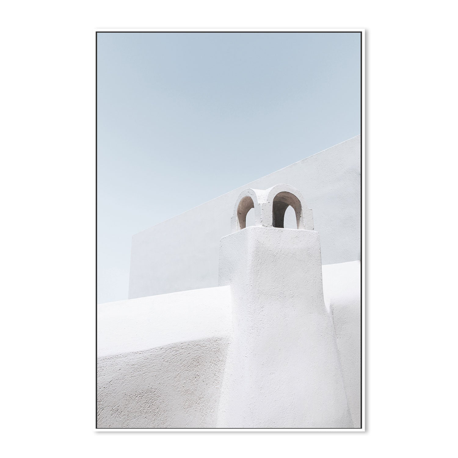 Minimal wall in Emborio, Santorini-Gioia-Prints-Framed-Canvas-Poster-GIOIA-WALL-ART