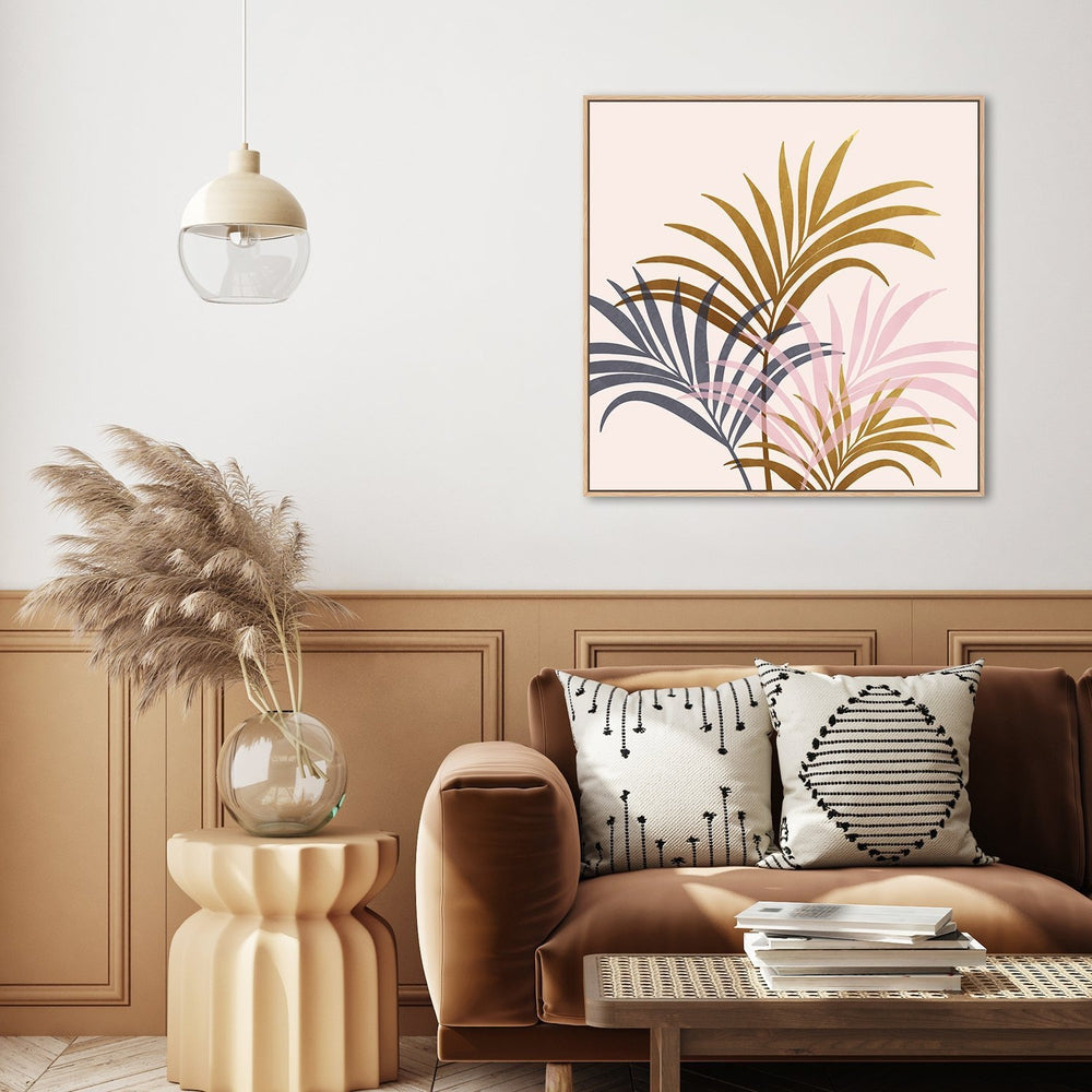 wall-art-print-canvas-poster-framed-Minimalist Palm-by-Gioia Wall Art-Gioia Wall Art