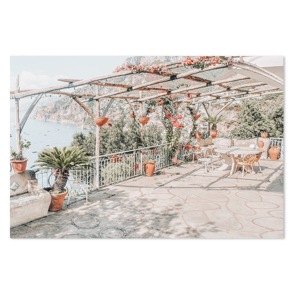 wall-art-print-canvas-poster-framed-Mountain Terrace, Positano-by-Gioia Wall Art-Gioia Wall Art