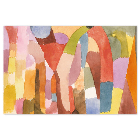 wall-art-print-canvas-poster-framed-Movement Of Vaulted Chambers, By Paul Klee-by-Gioia Wall Art-Gioia Wall Art