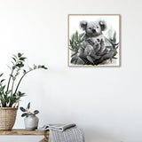 wall-art-print-canvas-poster-framed-Mum And Baby Koala-by-Gioia Wall Art-Gioia Wall Art