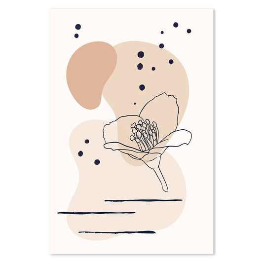 wall-art-print-canvas-poster-framed-Neutral Flowers, Style B-by-Gioia Wall Art-Gioia Wall Art