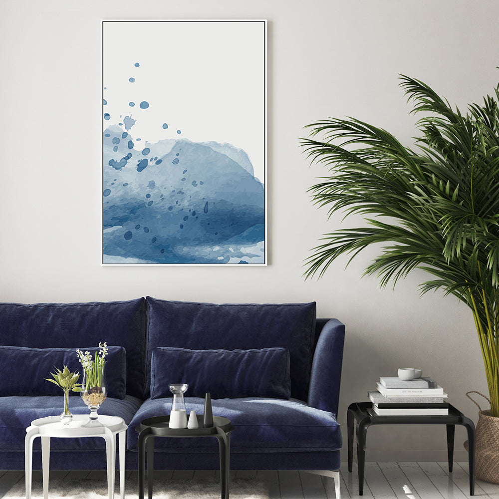 wall-art-print-canvas-poster-framed-Ocean Blue, Style A-GIOIA-WALL-ART