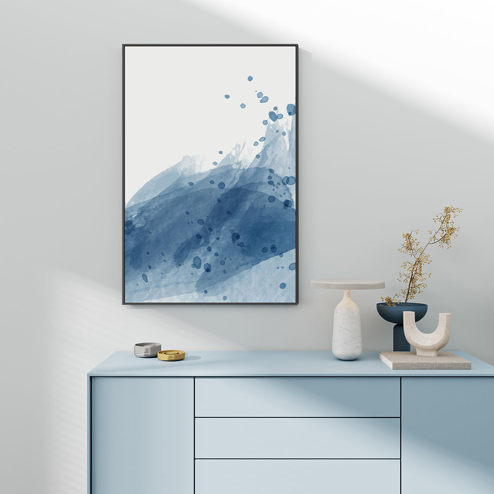 wall-art-print-canvas-poster-framed-Ocean Blue, Style B-GIOIA-WALL-ART