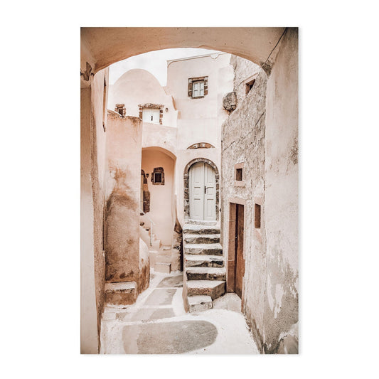 Old village of Emporio, Santorini-Gioia-Prints-Framed-Canvas-Poster-GIOIA-WALL-ART