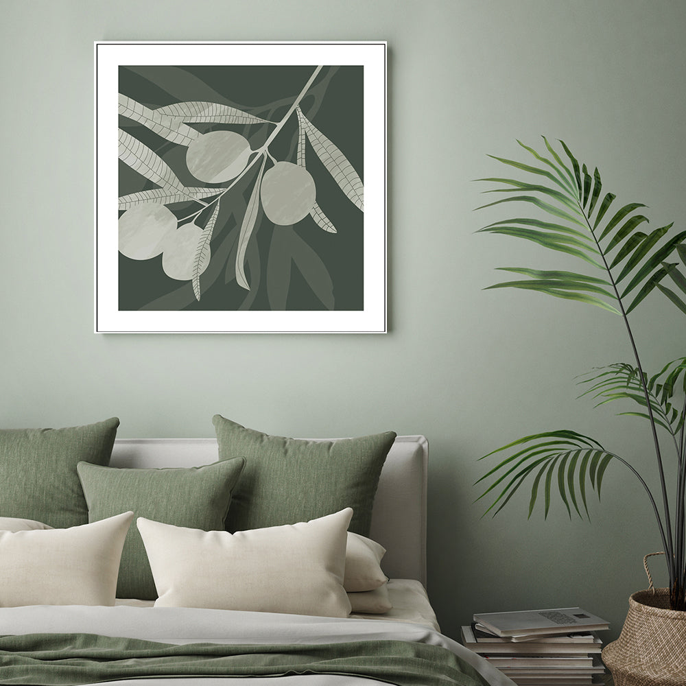 wall-art-print-canvas-poster-framed-Green Native, Style B-GIOIA-WALL-ART