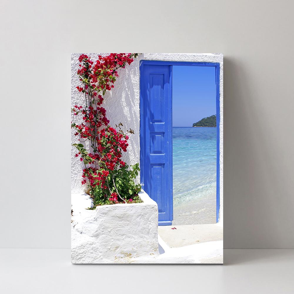 wall-art-print-canvas-poster-framed-Open Door To Greece-by-Gioia Wall Art-Gioia Wall Art