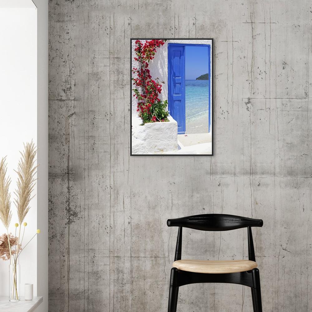 wall-art-print-canvas-poster-framed-Open Door To Greece-by-Gioia Wall Art-Gioia Wall Art