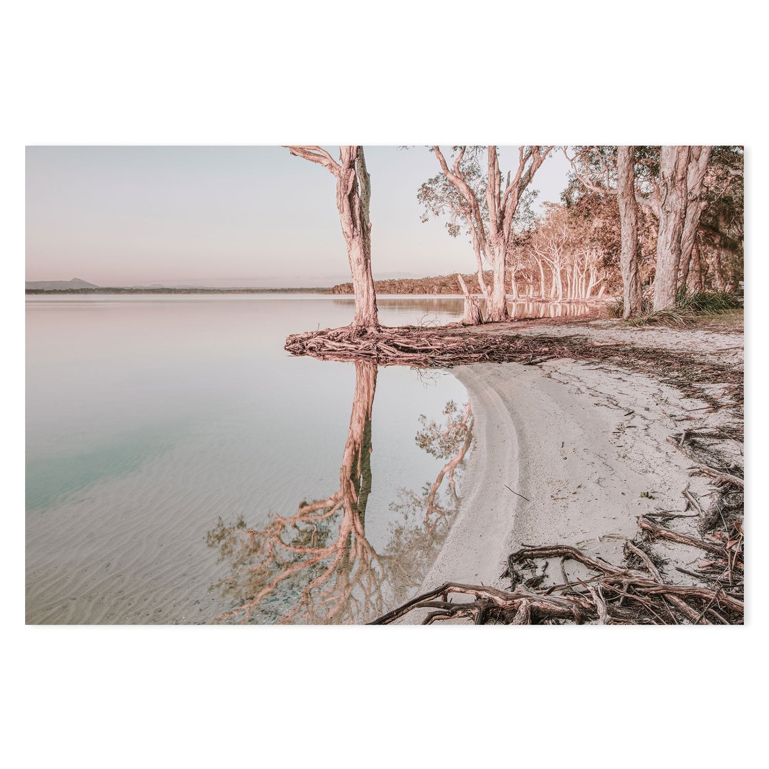 wall-art-print-canvas-poster-framed-Outback Lake, Style A-GIOIA-WALL-ART